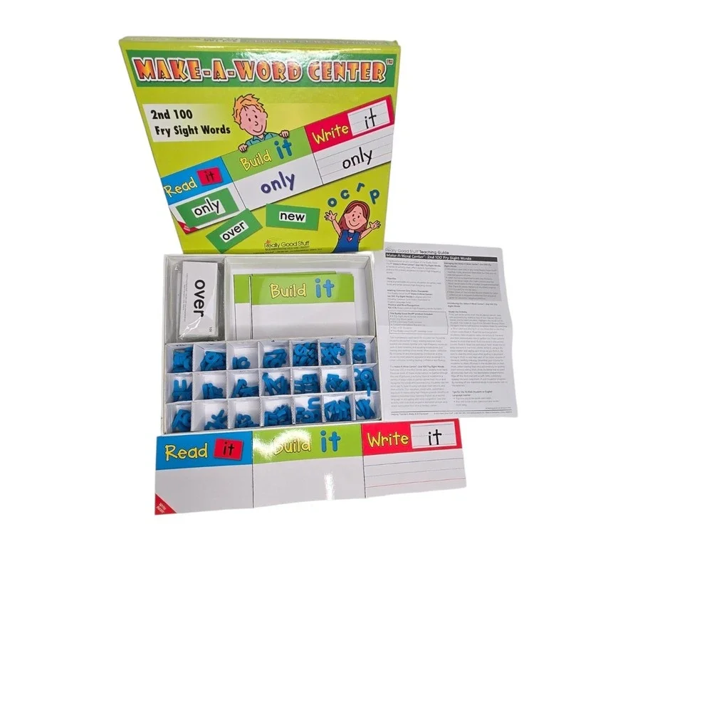 Really Good Stuff Read, Build, And Write Sight Word Activity Center 2nd 100